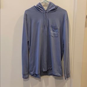 Vineyard Vines Long Sleeve Hooded Pocket Tee